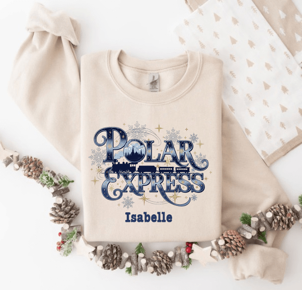 Personalised Polar Express Sweatshirts 5 sweatshirt 2 8
