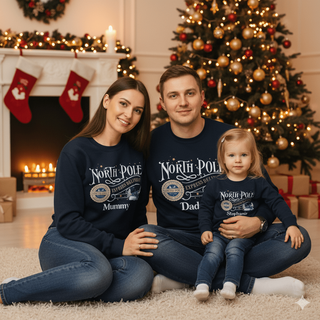 Personalised North Pole Sweatshirts 1 Personalised North Pole Sweatshirts