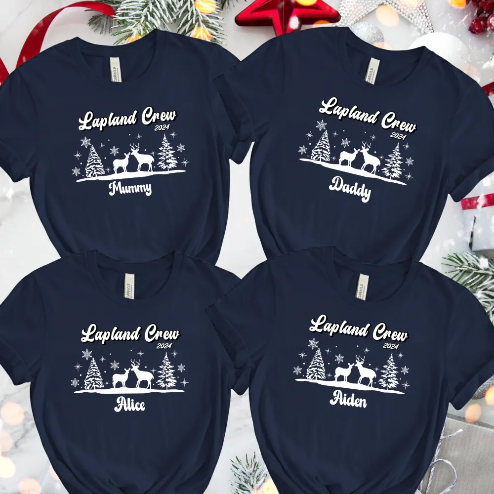 Lapland Crew Christmas T shirts 1 Lapland Crew Christmas T shirts