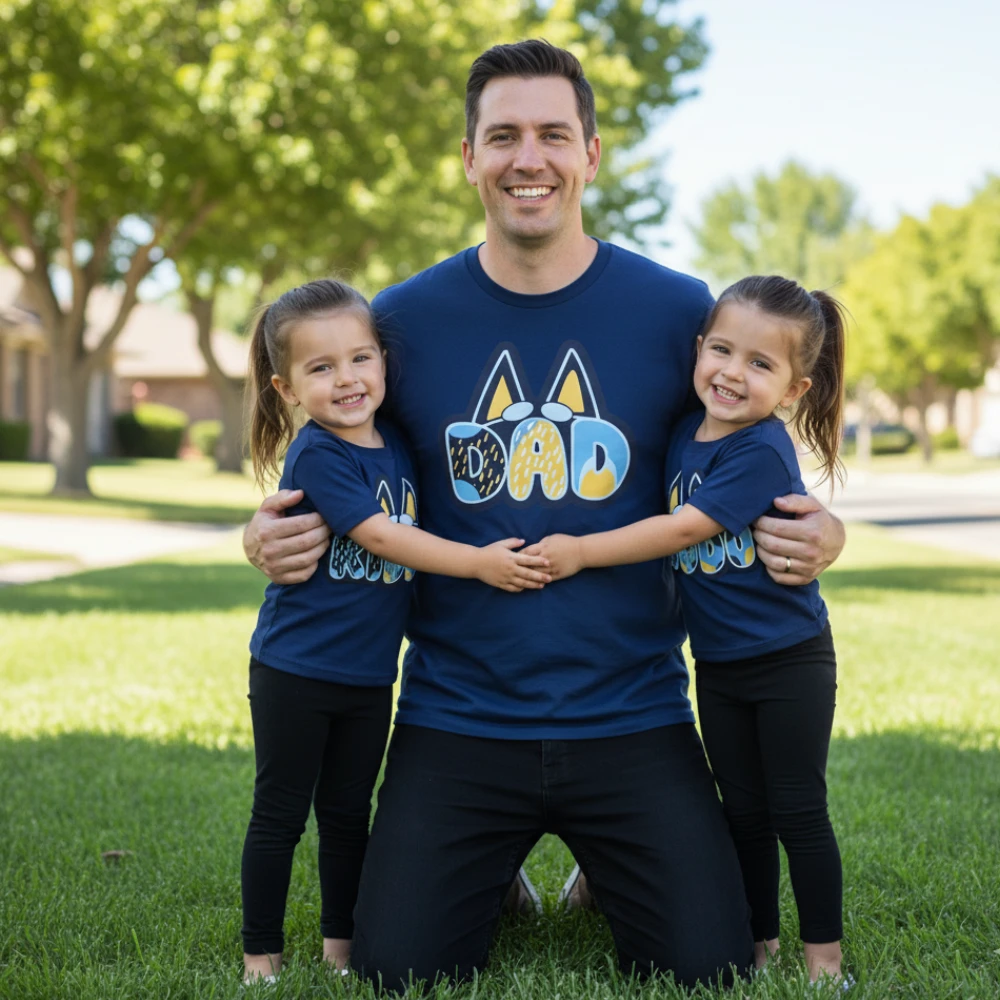 Dad & Kiddo Matching T-Shirts – Playful Style for Your Favourite Duo 3 Dad & Kiddo Matching T-Shirts – Playful Style for Your Favourite Duo